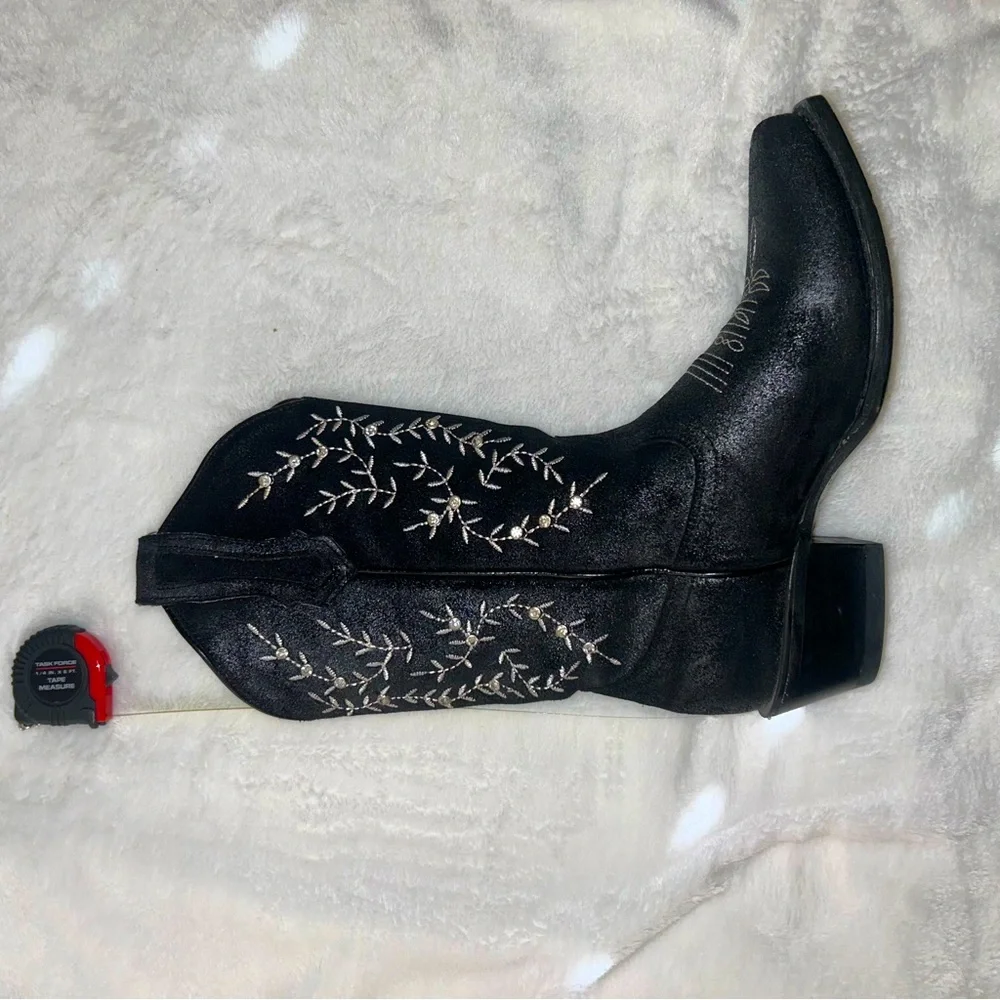 Women’s western black boots, JB Dillon, Size 7.5 - Picture 6 of 11
